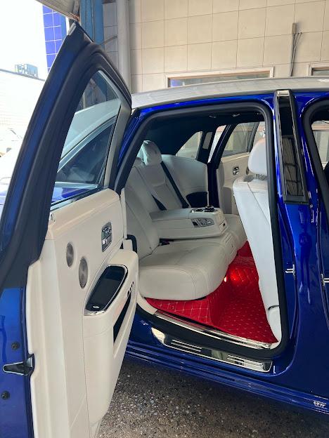 Clean rear interior seats